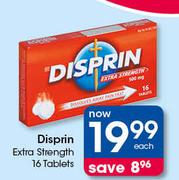 Disprin Extra Strength-16 Tab Pack 