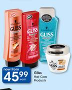 Gliss Hair Care Products-Each