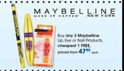 Maybelline Lip, Eye Or Nail Products Products-Each