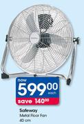 Safeway Metal Floor Fan 40cm