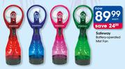 Safeway Battery-Operated Mist Fan-Each