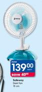 Safeway Desk Fan 15cm