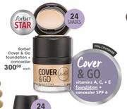 Sorbet Cover & Go Foundation+Concealer