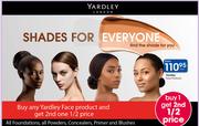 Yardley Face Products-Each