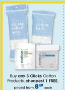 Clicks Cotton Products-Each