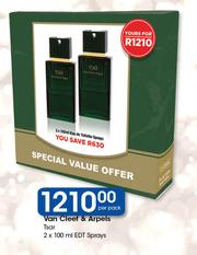 Special Van Cleef Arpels Tsar EDT 2x100ml Per Pack m.guzzle .za
