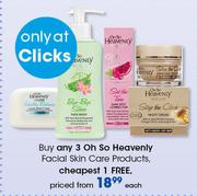 Oh So Heavenly Facial Skin Care Products-Each
