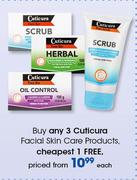 Cuticura Facial Skin Care Products-Each