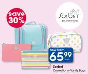 Sorbet Cosmetics Or Vanity Bags-Each