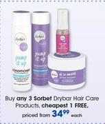 Sorbet Dryer Hair Care Products-Each