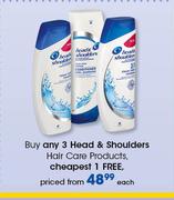 Head & Shoulders Hair Care Products-Each