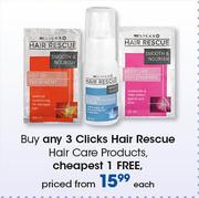 Clicks Hair Rescue Hair Care Products-Each