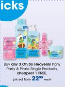 Oh So Heavenly Pony Party & Pirate Single Products-Each