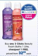 Clicks Beauty Foam Baths-Each