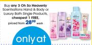 Oh So Heavenly Scentsations Hand & Body Or Luxury Bath Single Products-Each