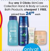 Clicks Skincare Collections Hand & Body Or Luxury Bath Products-Each