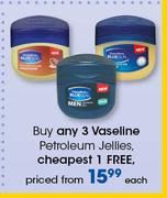 Vaseline Petroleum Jellies-Each
