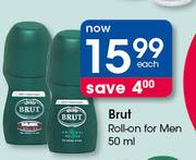 Brut Roll-On For Men-50ml Each