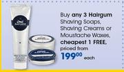 Hairgum Shaving Soaps/Shaving Creams Or Moustache Waxes-Each
