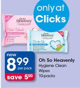 Oh So Heavenly Hygiene Clean Wipes 10 Packs-Per Pack