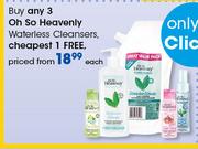 Oh So Heavenly Waterless Cleansers-Each