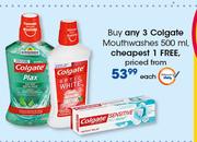 Colgate Mouthwashes-500ml Each