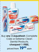 Aquafresh Complete Care Or Extreme Clean Dental Products-Each