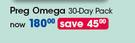 Preg Omega 30 Day Pack-Per Pack