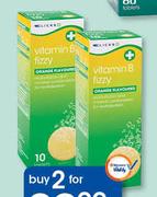 Clicks Vitamin B Fizzy 10 Effervescent Tablets-For 2