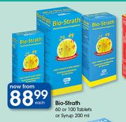 Bio Strath 60 Or 100 Tablets Or Syrup-200ml Each