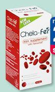 Chela Fer Iron Supplement 15 mg 60 Tablets-Per Pack
