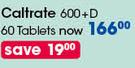 Caltrate 600 + D 60 Tablets-Per Pack