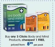 Clicks Body And Mind-Per Pack