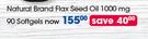 GNC Natural Brand Flax Seed Oil 1000 mg 90 Softgels-Per Pack