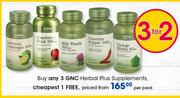 GNC Herbal Plus Supplements-Per Pack