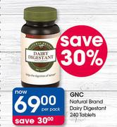 GNC Natural Brand Dairy Digestant 240 Tablets-Per Pack