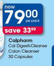 Calpharm Cal Digesti Cleanse Colon Cleanser 30 Capsules-Each