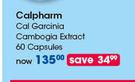 Calpharm Cal Garcinia Cambogia Extract 60 Capsules-Each
