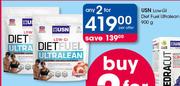 USN Low Gl Diet Fuel Ultra Lean-2 x 900g