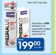 USN Phedra Cut XT Liquid-500ml Plus Phedra Cut XT Liquid-250ml-Per Offer
