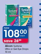 Alcon Systane Ultra Or Gel Eye Drops-10ml Each