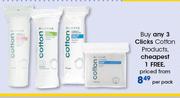 Clicks Cotton Products-Per Pack