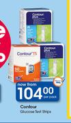 Contour Glucose Test Strips-Per Pack