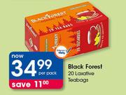 Black Forest 20 Laxative Teabags-Per Pack