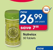 Natrelax 30 Tablets-Per Pack