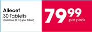 Allecet 30 Tablets-Per Pack