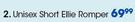 Clicks Unisex Short Ellie Ramper