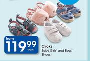 Clicks Baby Girl's & Boy's Shoes-Each