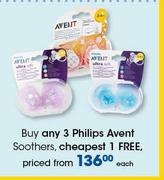 Philips Avent Soothers-Each