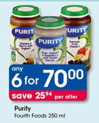Purity Fourth Foods-6 x 250ml